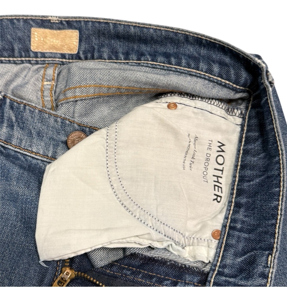 MOTHER Jeans The Dropout in Always Look Twice Size 24 - Picture 6 of 7